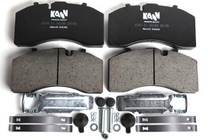 Колодки тормозные дисковые KANN (полный р/к) WVA 29158