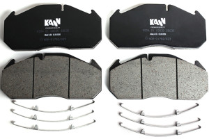 Колодки тормозные дисковые KANN MB/RVI/MAN/MERITOR D 3, 96- WVA 29030  (р/к 6 пружин)